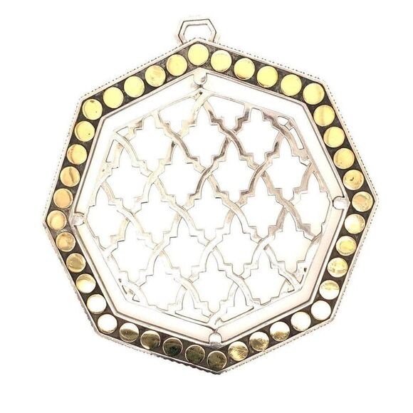Huge John Hardy Two-Tone Pendant - Picture 1 of 8